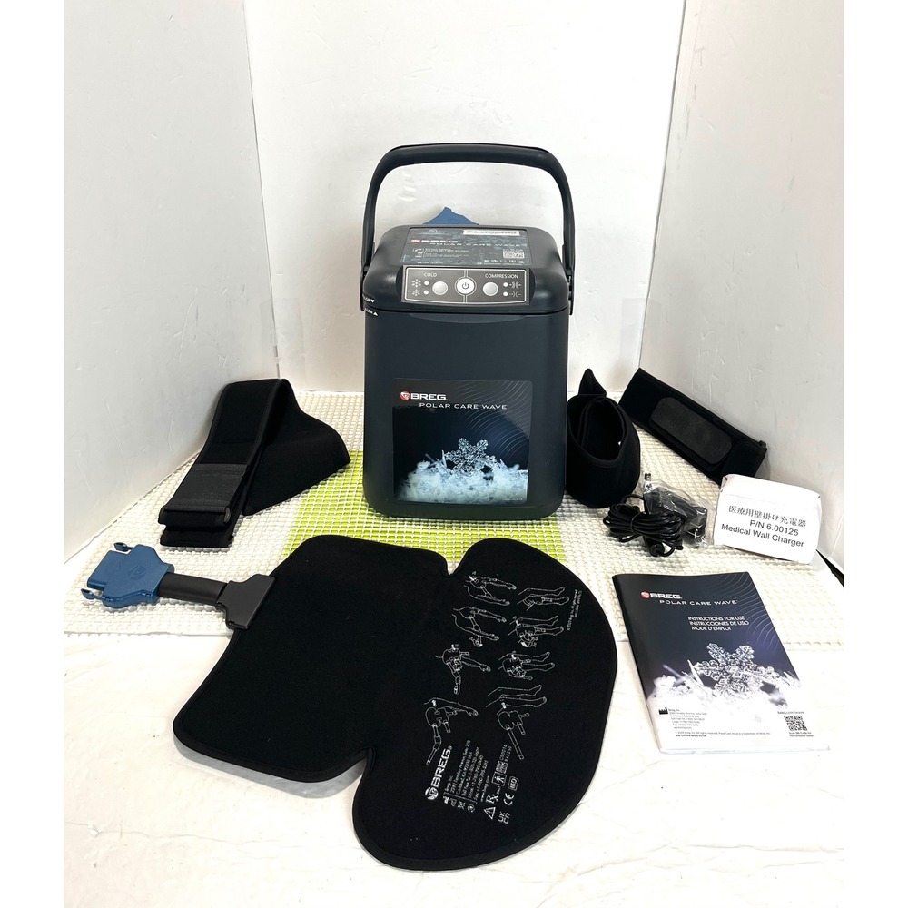 Breg Polar Care Wave Cold Therapy Compression System 100580-000 Pad/Straps GOOD